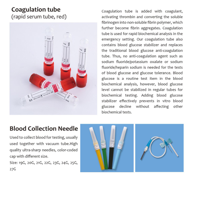 Vacuum blood collection tube blood routine EDTA-K2 anticoagulation tube