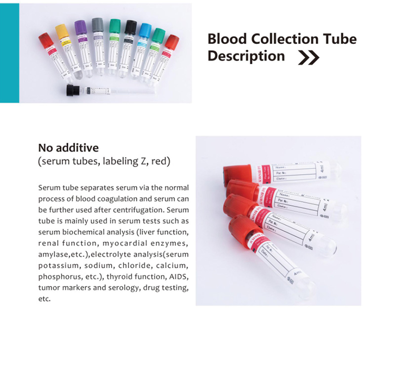 Vacuum blood collection tube blood routine EDTA-K2 anticoagulation tube