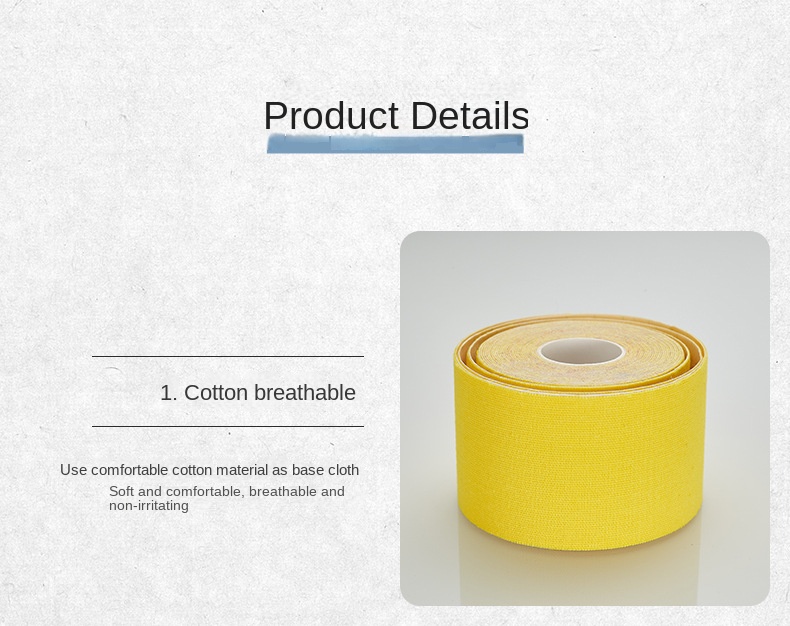 Medical tape breathable cotton tape breathable patch application