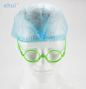 Wholesale non-woven strip cap dust anti hair loss protective hood
