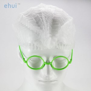 Wholesale non-woven strip cap dust anti hair loss protective hood