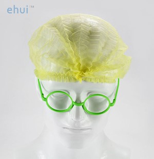 Wholesale non-woven strip cap dust anti hair loss protective hood
