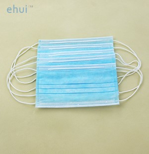 Anti fog haze PM2.5 mask three layer non-woven yarn mask