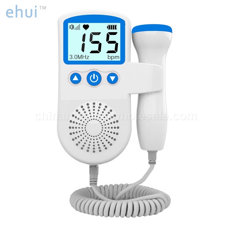 Fetal heart rate monitor stethoscope pregnant woman heart rate home fetal doppler