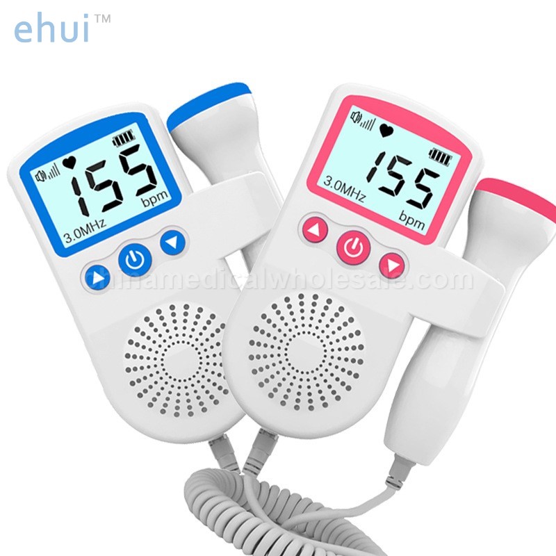 Fetal heart rate monitor stethoscope pregnant woman heart rate home fetal doppler