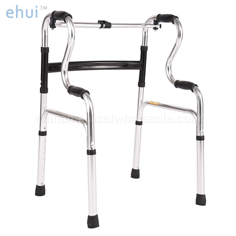 Supply double bending aluminum alloy walking aid manufacturer