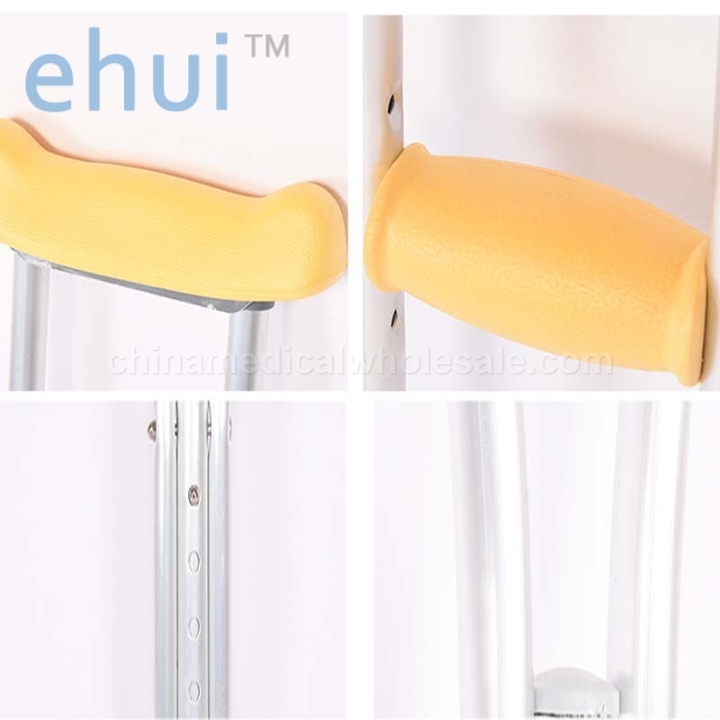 Direct selling stainless steel height adjustable crutch supplier