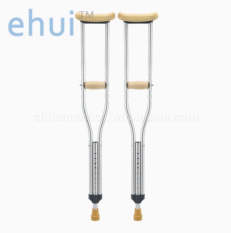 Direct selling anti slip fall adjustable crutch
