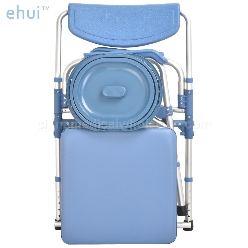 Movable toilet shower chair toilet shower chair