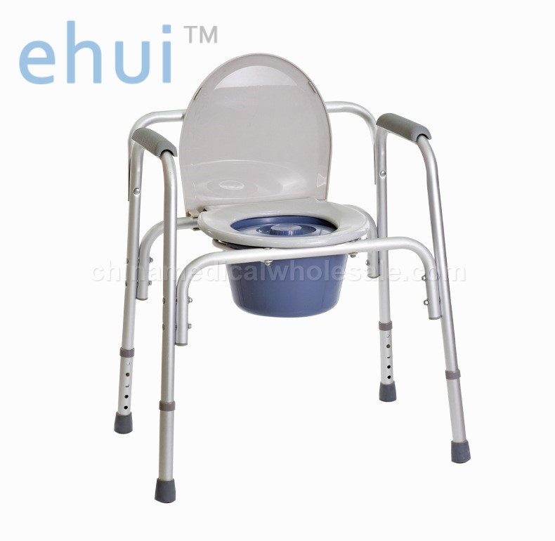 Portable foldable elderly toilet chair bath chair manufacturer