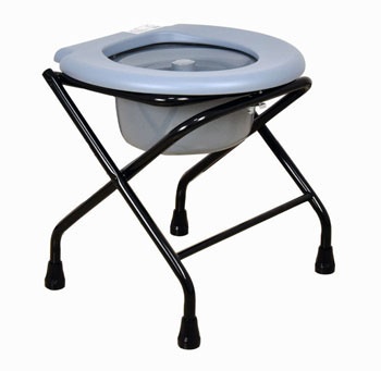 Manufacturer of portable folding iron toilet chair