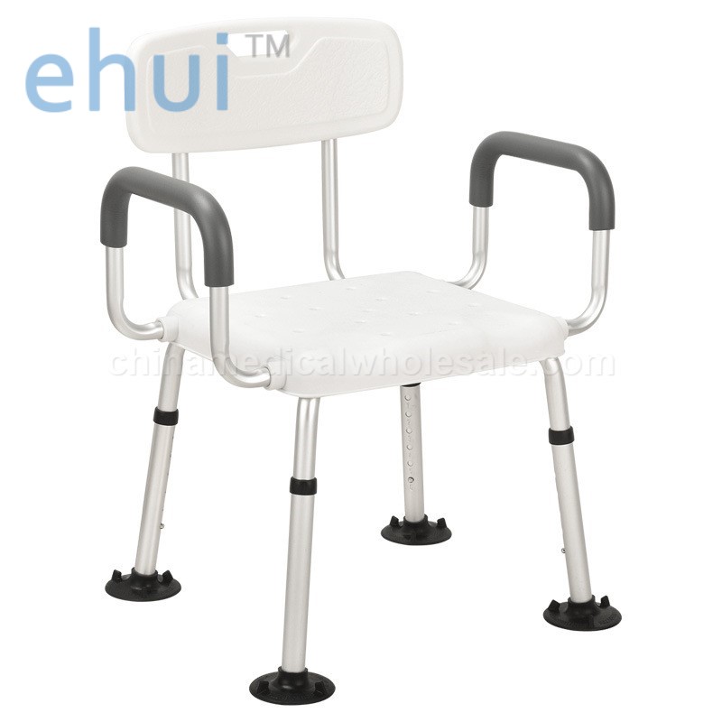 Direct selling aluminum alloy bathroom non slip bath chair