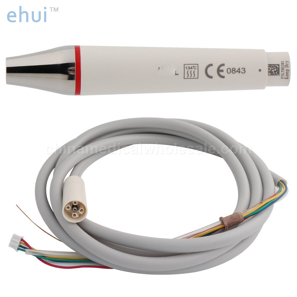 High temperature resistant handle with ultrasonic tooth cleaner