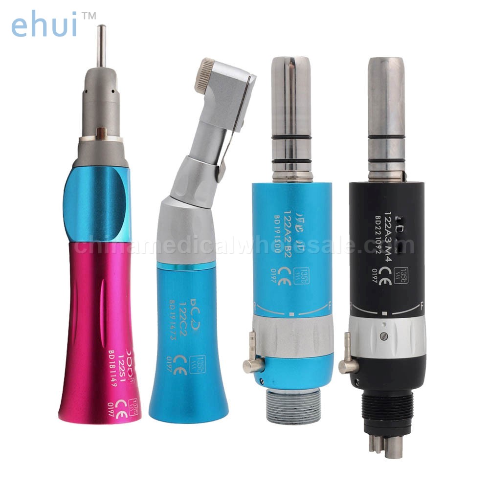 Polishing of pneumatic motor of suit straight bending machine and polishing of dental low-speed mobile phone