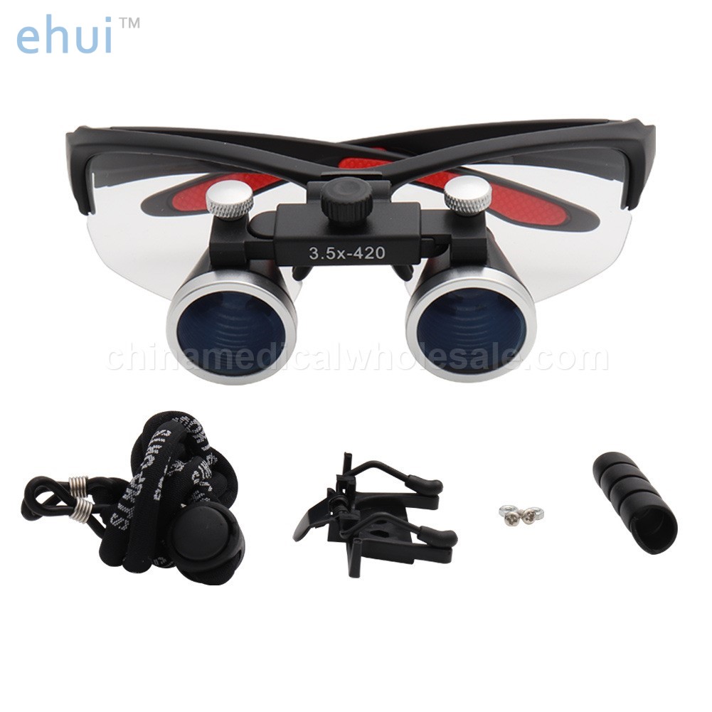 New black headset medical oral equipment magnifying glass