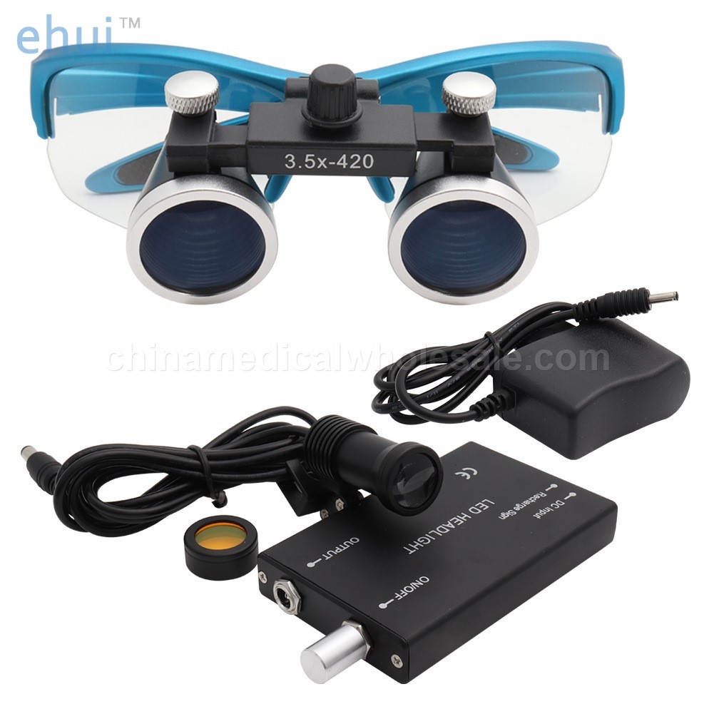 Binocular band filter magnifier