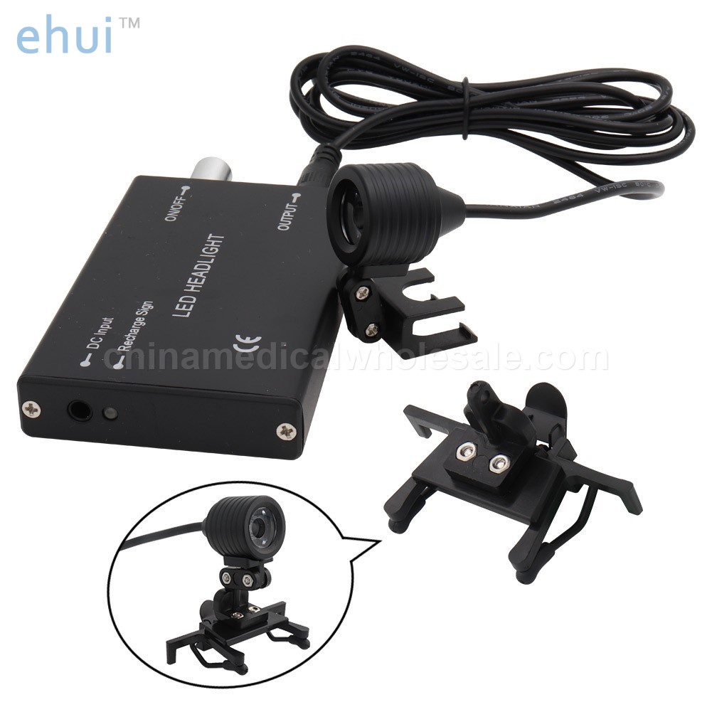 Medical oral surgery equipment with filter head lamp