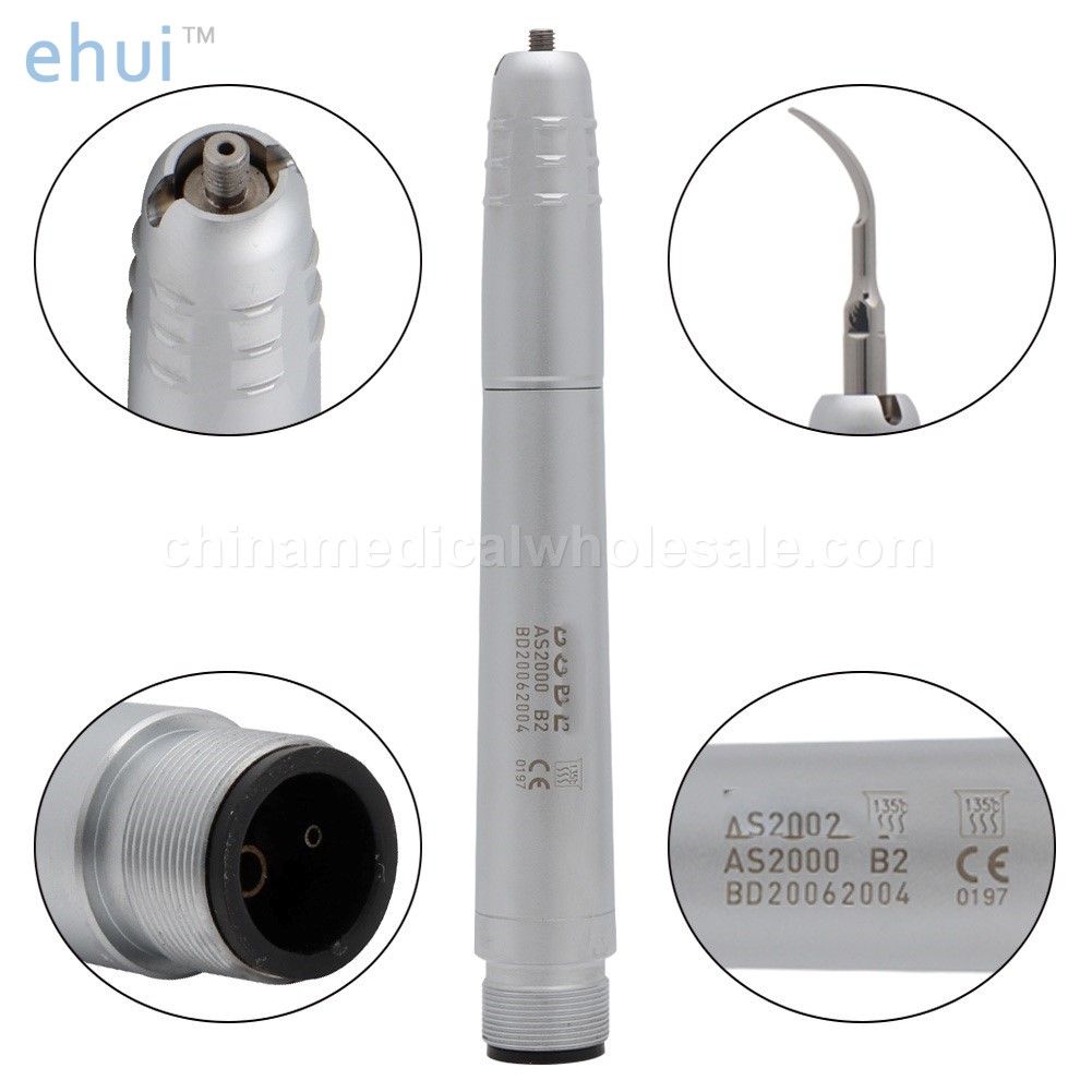 High frequency dental cleaner low noise pneumatic dental cleaner