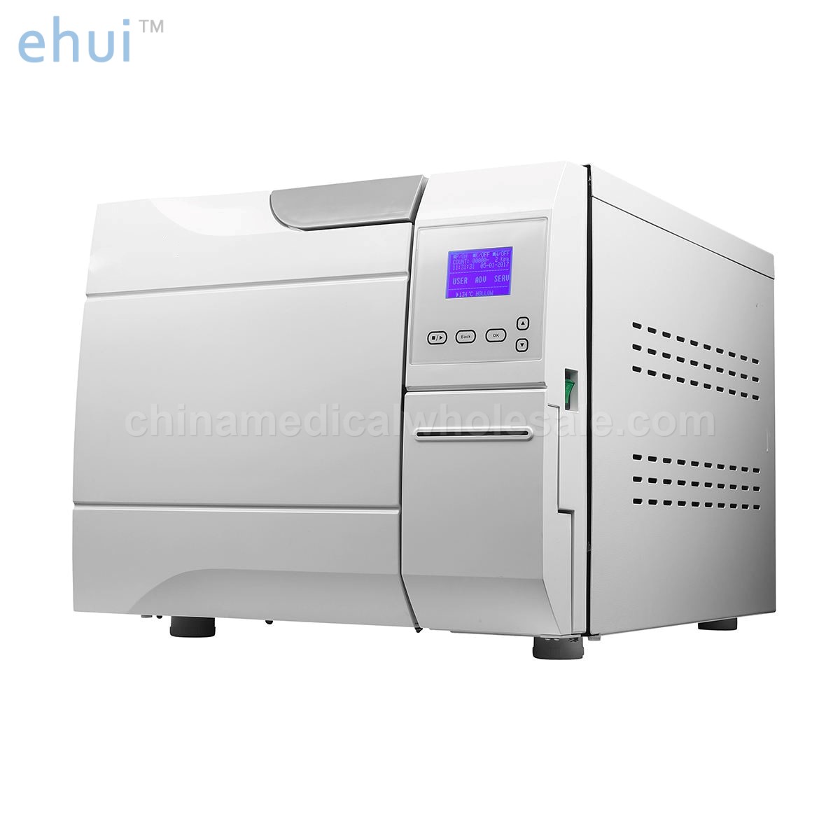 Reasonable price horizontal medical autoclave with waste water tank