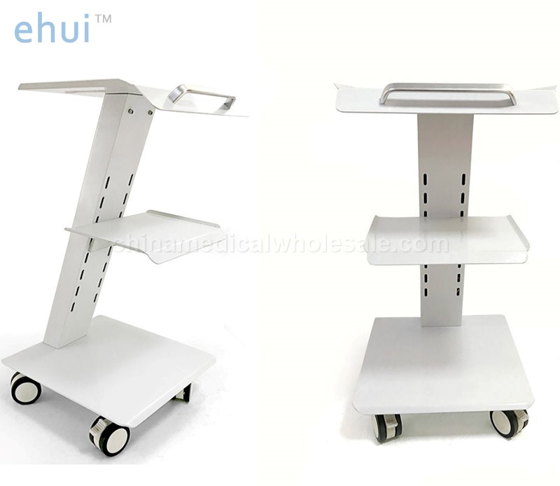 Dental mobile cabinet stainless steel three-layer cabinet hospital furniture