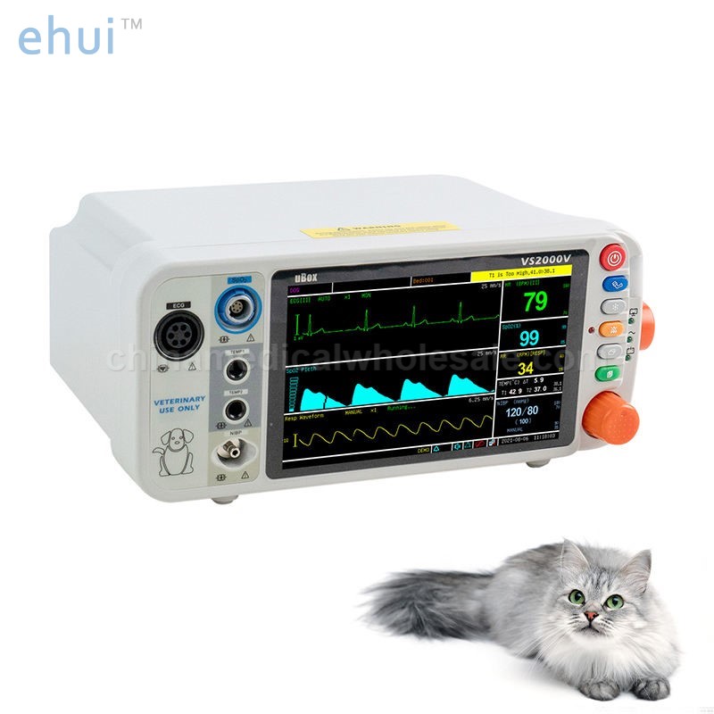 Veterinary multi parameter carbon dioxide monitor for pets