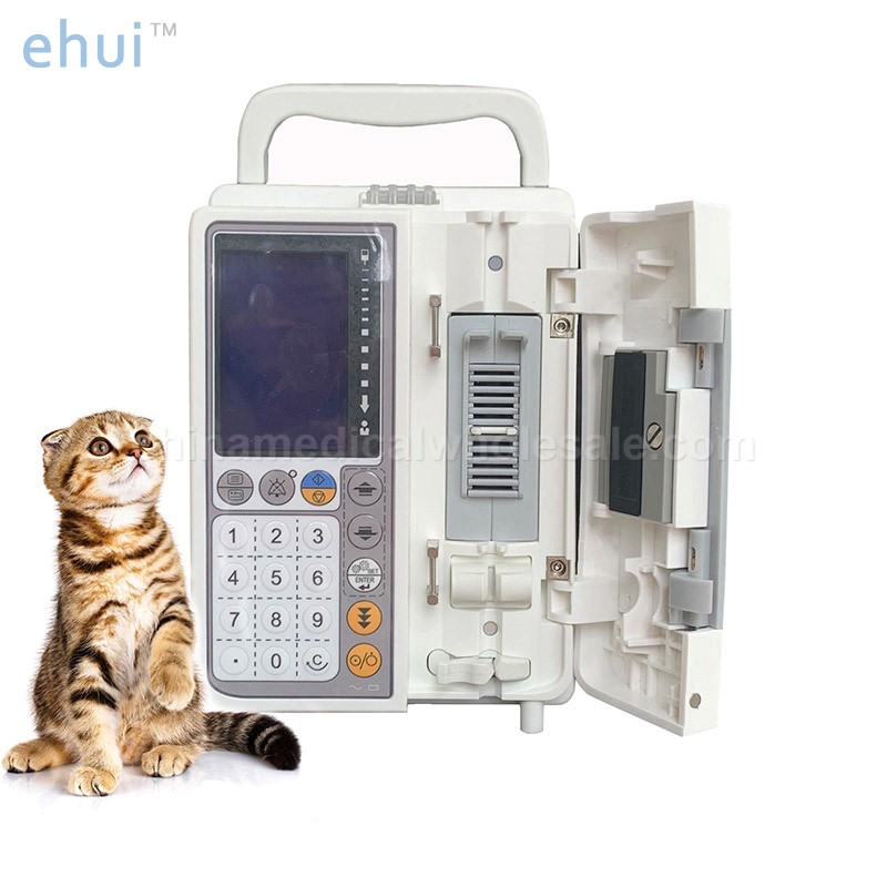 High precision LCD dog cat veterinary infusion peristaltic pump
