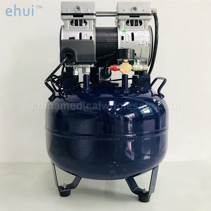 Dental equipment dental mute oil-free air compressor one by one
