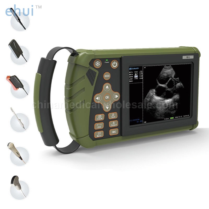 Ultra portable veterinary pregnancy medical ultrasound scanner for animals