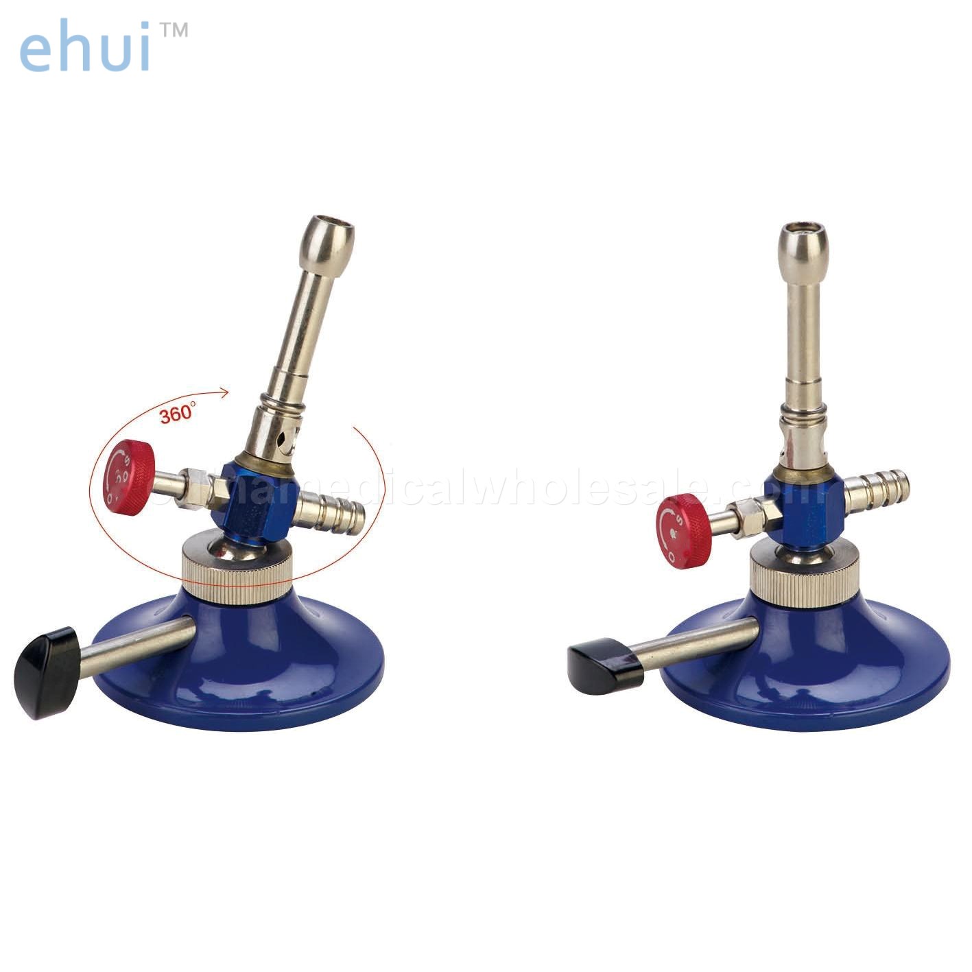 small lab equipment Single tube butane gas lamp light tube rotating gas light