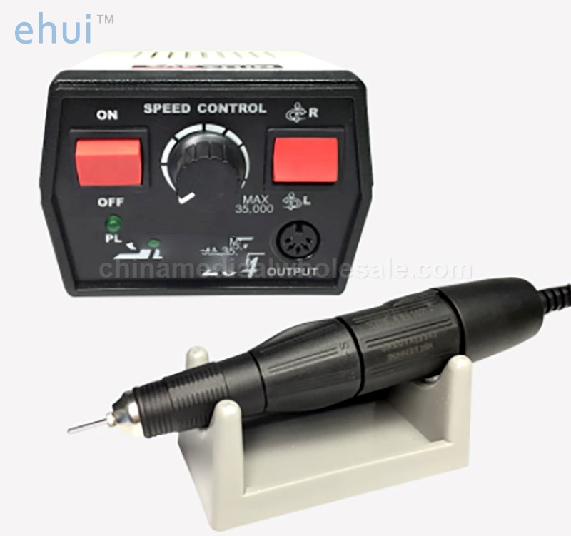 Portable dental equipment laboratory use of wire drawing electric powerful dental micromotor
