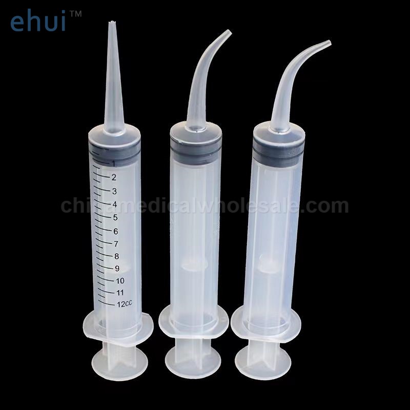 Portable medical grade tooth cleaning elbow needle
