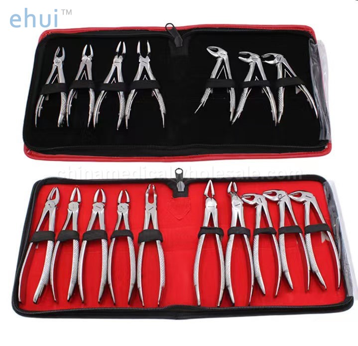 Dental stainless steel extraction forceps belt Kit