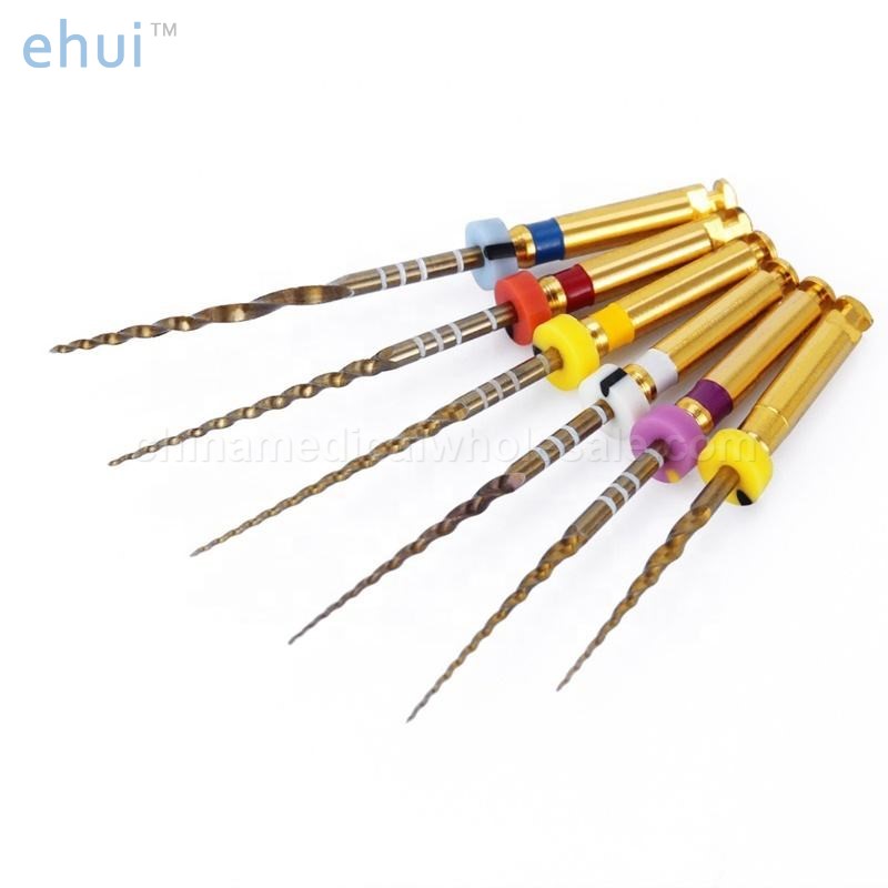 Dental pulp rotary file dental root canal file