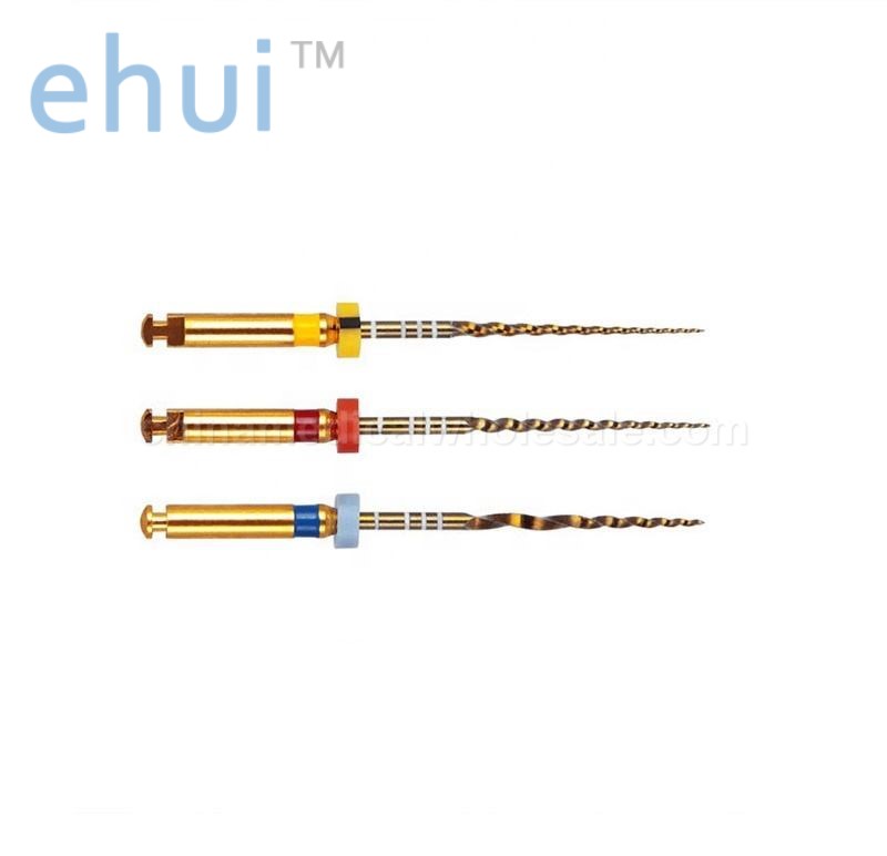 Dental pulp rotary file dental root canal file