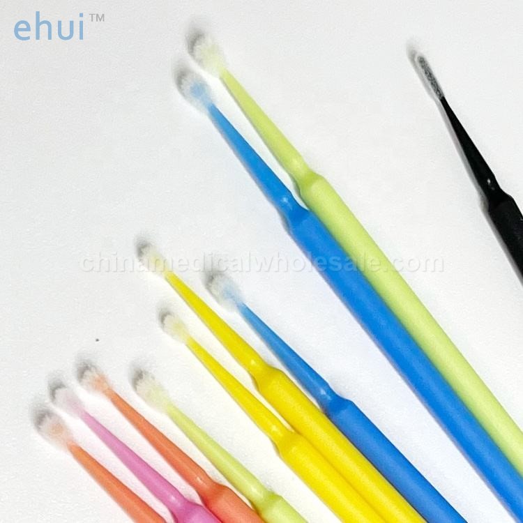 Disposable micro brush applicator
