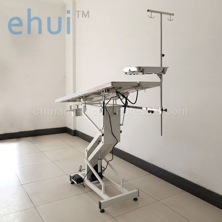 Manufacturer of direct selling stainless steel hydraulic veterinary operating table