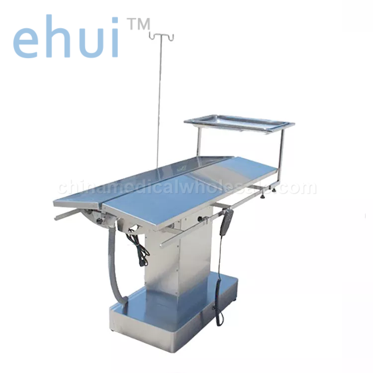 Direct selling stainless steel V-shaped constant temperature left and right tilt electric lifting operating table