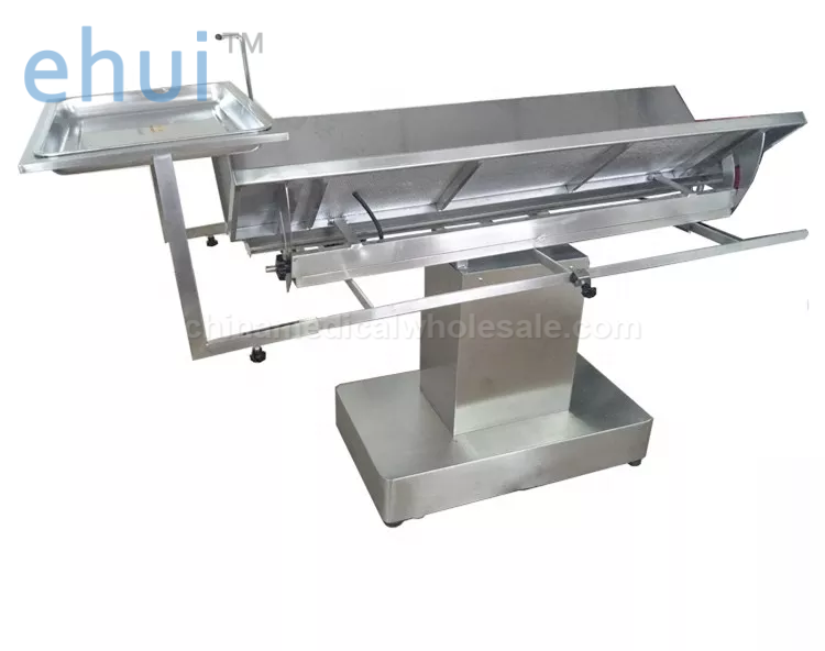 Stainless steel V-shaped constant temperature tilt left and right electric lifting operating table