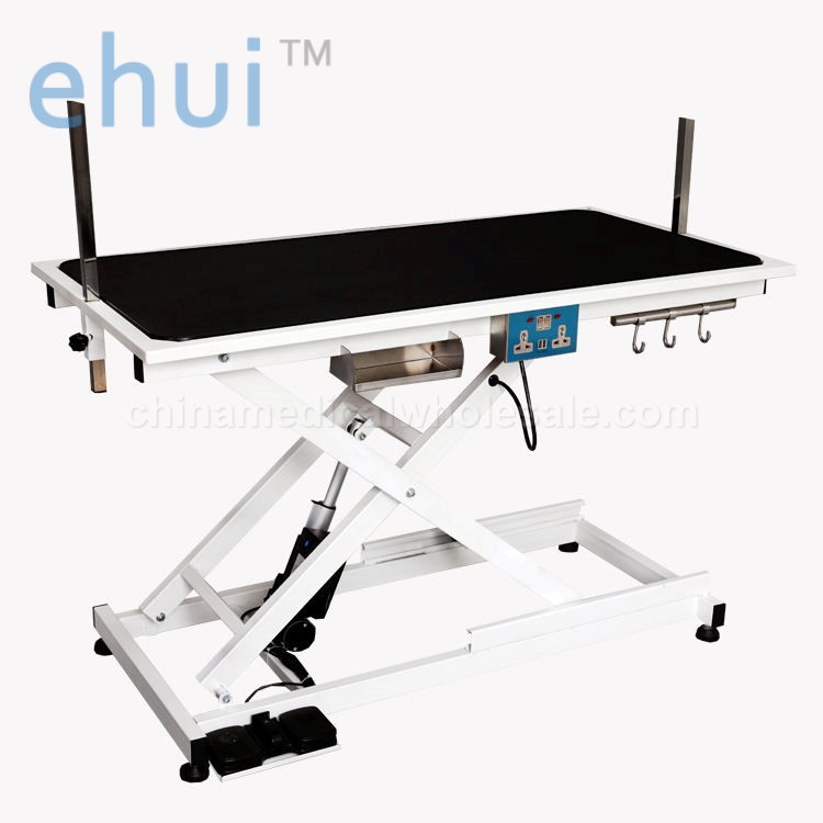 Adjustable electric lifting dog beauty surgery table