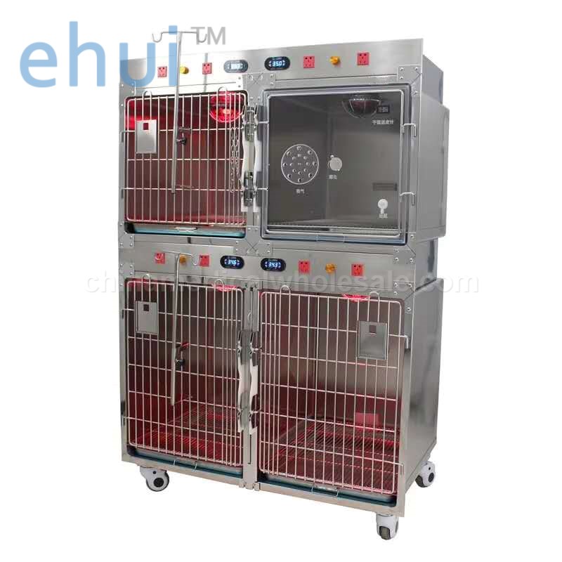 304 stainless steel warm light oxygen pet cage