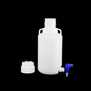 Laboratory faucet bucket HDPE distillation wide mouth bucket 10L