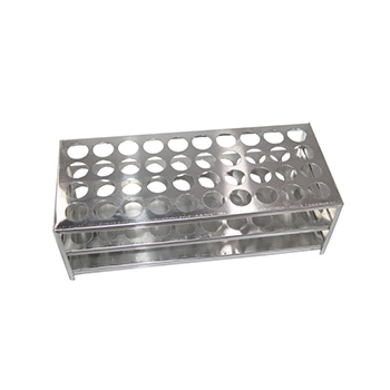 Aluminum centrifuge tube rack 40 holes laboratory test tube rack quantity