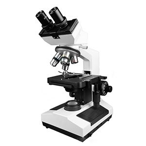 Trinocular biological microscope laboratory observation of microbial cells mite sewage