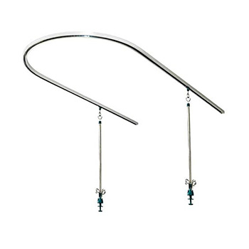 Hospital U-shaped L-shaped infusion track stainless steel boom overhead track