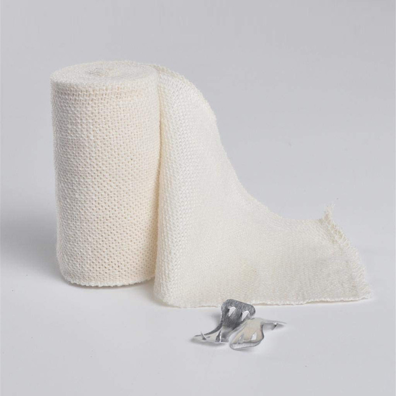 Wholesale spandex white elastic bandage cotton elastic bandage