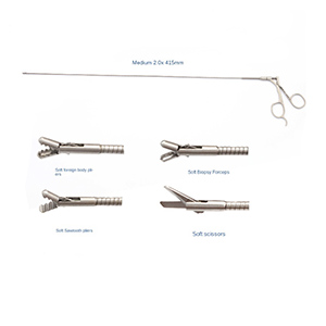 Urology instrument cystoscope foreign body forceps biopsy forceps soft forceps