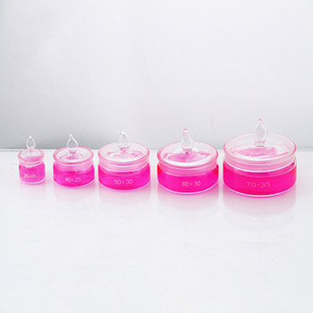 Flat Weighing Bottle Glass Low Shape Weighing Bottle for Laboratory