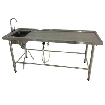 Supply dissecting table animal autopsy table cleaning table processing table