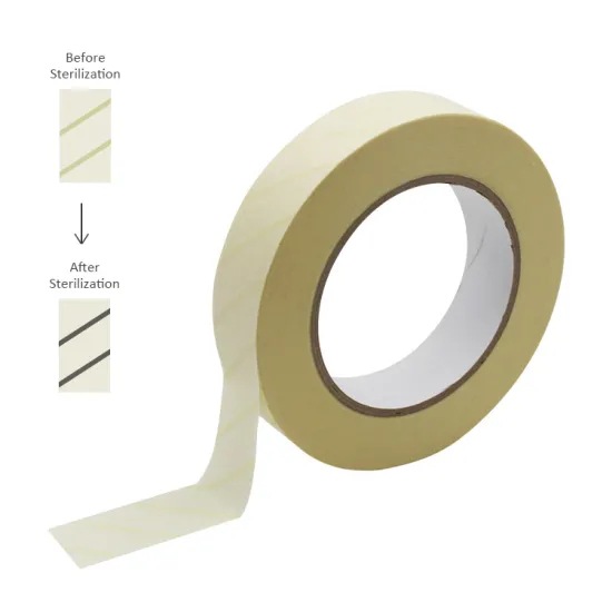 High temperature resistant medical steam sterilization indicator tape 19mm