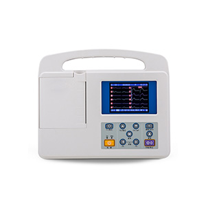Electrocardiograph ECG three-channel twelve 12-lead automatic analysis detector